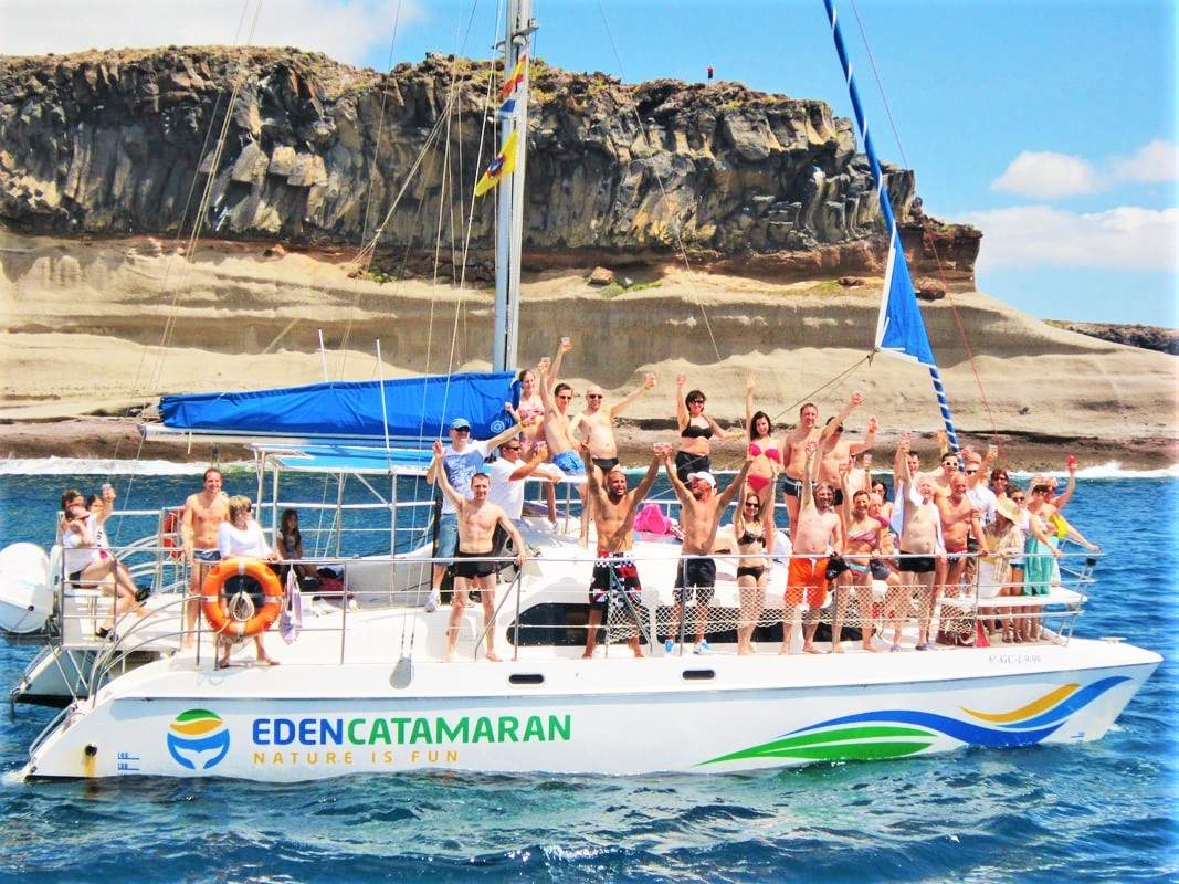 Excursión de 3 horas con catamarán Eden para ver delfines y/o ballenas