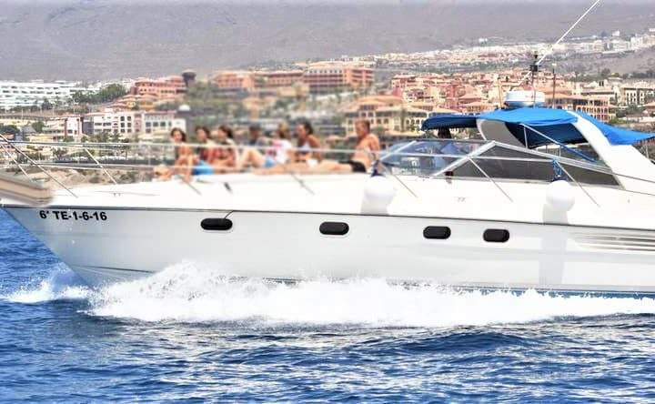 Alquiler de barcos a motor con capitán en Tenerife con Fairline 42 - 112  